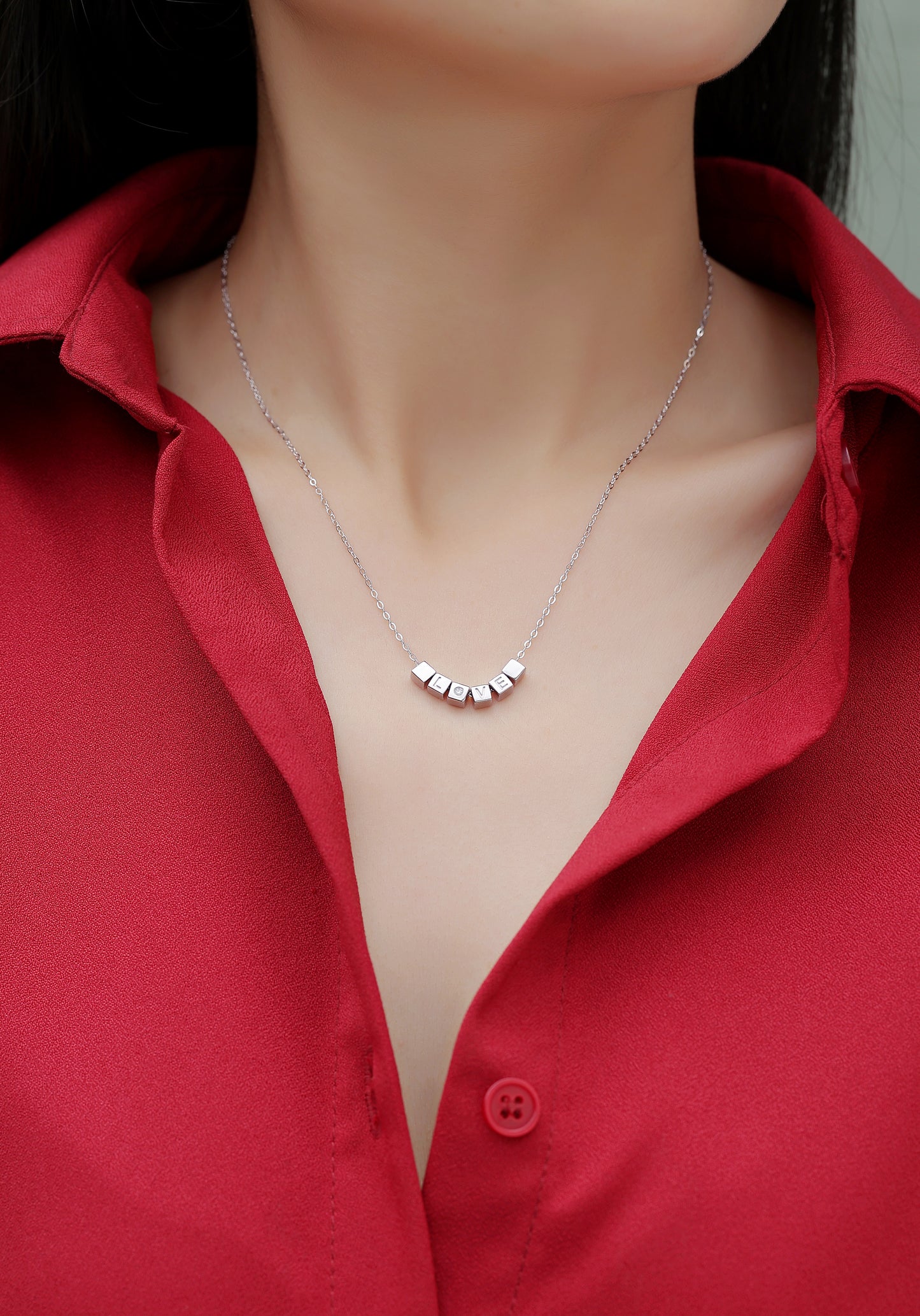 Moissanite Necklace 925 Sterling Silver-Necklace-DH COMPANY-1.0 ct-Dreamhjewlry