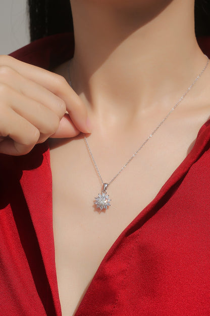 Moissanite Necklace 925 Sterling Silver-Necklace-DH COMPANY-1.0 ct-Dreamhjewlry