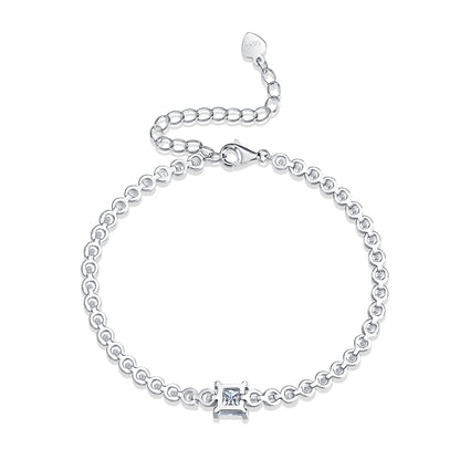 [YAS]Moissanite Bracelet 925 Sterling Silver-Bracelet-DH COMPANY-1 ct-Dreamhjewlry
