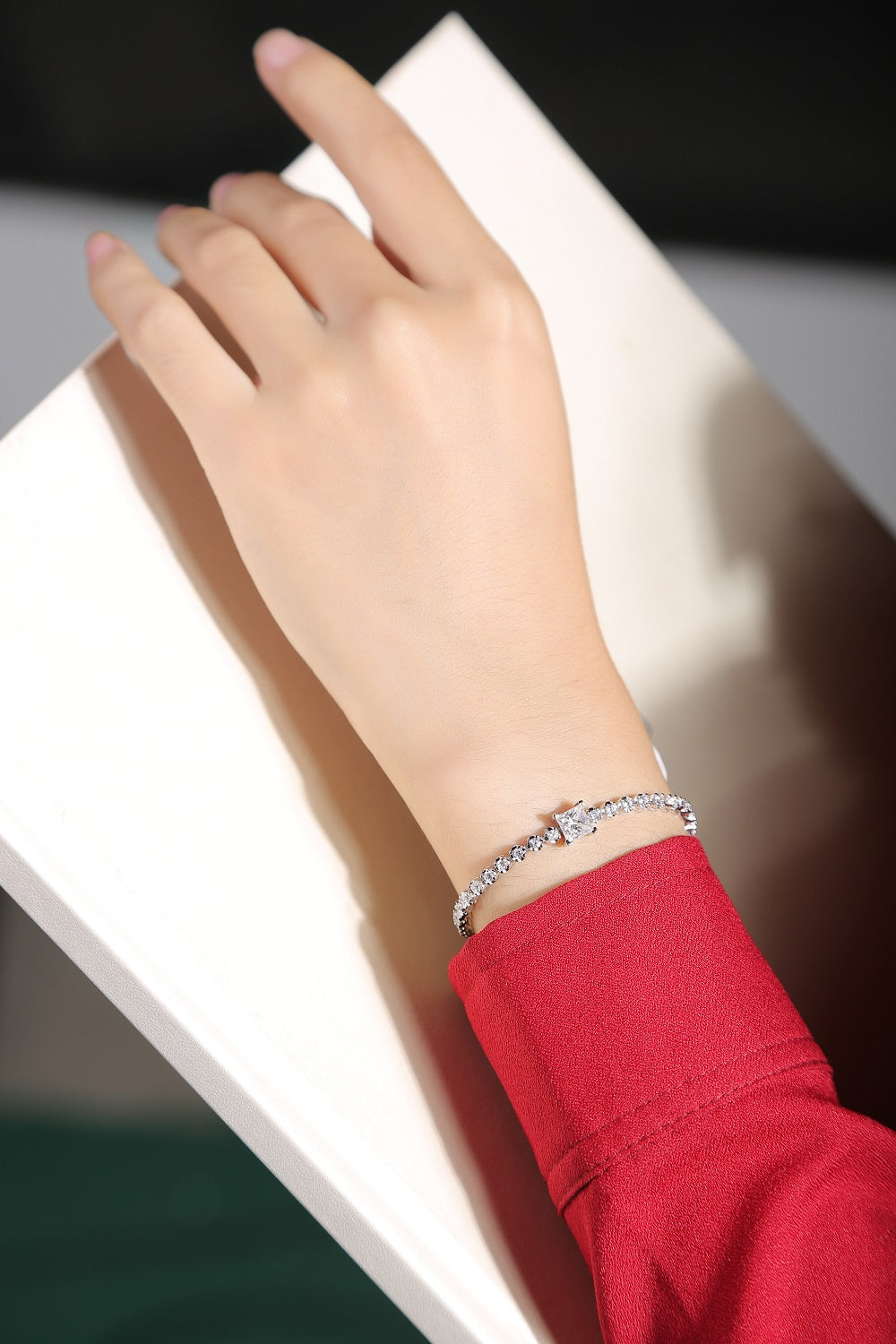 [YAS]Moissanite Bracelet 925 Sterling Silver-Bracelet-DH COMPANY-1 ct-Dreamhjewlry