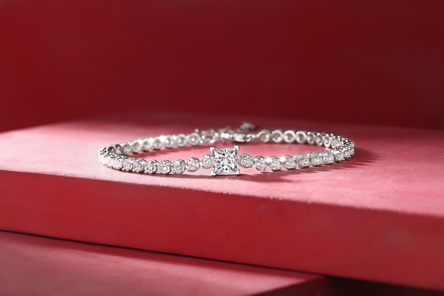 [YAS]Moissanite Bracelet 925 Sterling Silver-Bracelet-DH COMPANY-1 ct-Dreamhjewlry