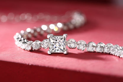 [YAS]Moissanite Bracelet 925 Sterling Silver-Bracelet-DH COMPANY-1 ct-Dreamhjewlry
