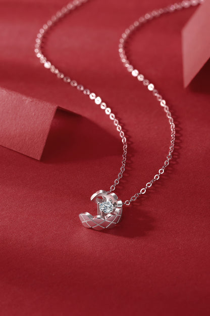 Moissanite Necklace 925 Sterling Silver-Necklace-DH COMPANY-1.0 ct-Dreamhjewlry