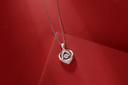 Moissanite Necklace 925 Sterling Silver-Necklace-DH COMPANY-0.5 ct-Dreamhjewlry