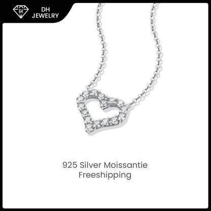 Moissanite Necklace 925 Sterling Silver-Necklace-DH COMPANY-1.0 ct-Dreamhjewlry