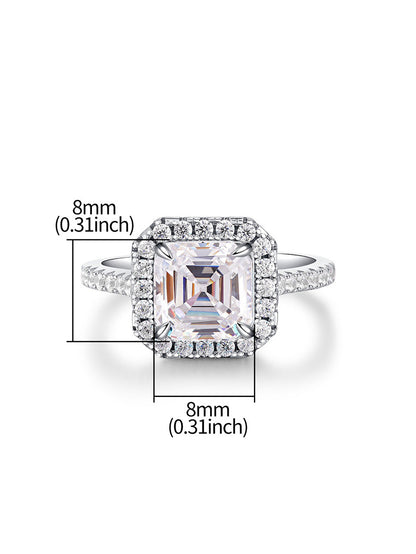Asscher Cut Engagement Ring
