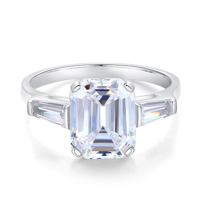 Emeral Cut Engagement Ring