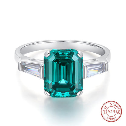 Emeral Cut Engagement Ring