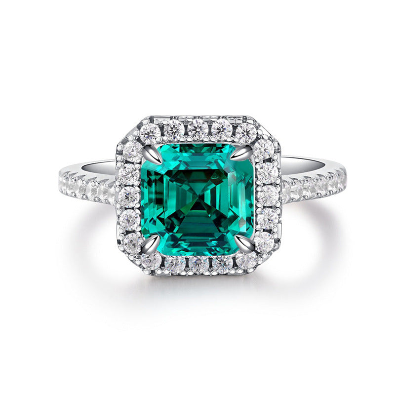 Asscher Cut Engagement Ring