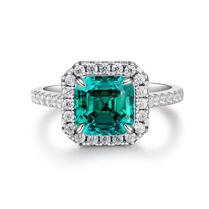 Asscher Cut Engagement Ring