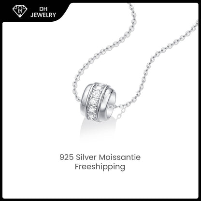 Moissanite Necklace 925 Sterling Silver-Necklace-DH COMPANY-1.0 ct-Dreamhjewlry