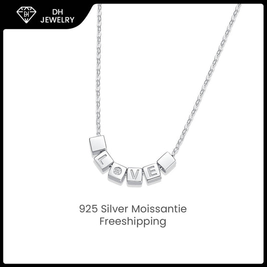 Moissanite Necklace 925 Sterling Silver-Necklace-DH COMPANY-1.0 ct-Dreamhjewlry
