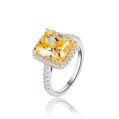 Radiant Engagement Ring